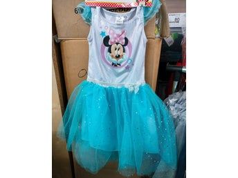 Disney Tyl kjole med masser af glimmer. Strl 116/122