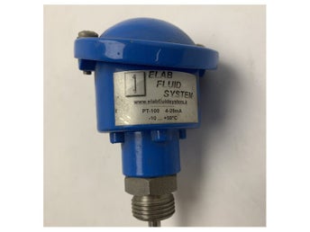 Elab Fluid System PT-100 temperatursond av hög kvalitet med 4-20mA utgång