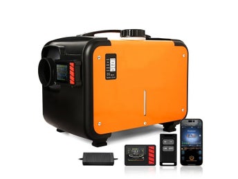 5KW 12V/24V/220V AC/DC universell dieselluftvärmare med Bluetooth APP-kontroll