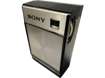 Vintage Sony 7 Transistor Radio Modell 2R-30 AM-band Made in Japan 1960-talet