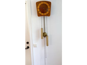 Retro Väggur i Teak – Kienzle (1950/60-tal) – Renoveringsobjekt