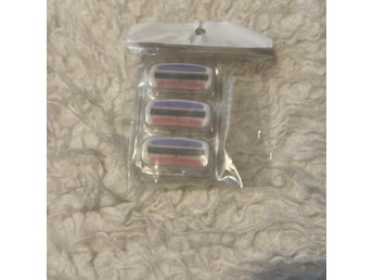 Rakblad för kvinnor, 3-pack