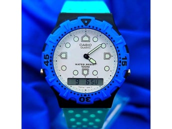 Casio Quartz ana digi realeased 1985 japan made assembly korea