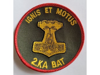FÖRBANDSMÄRKE 2.KA BAT M90 M94 M04