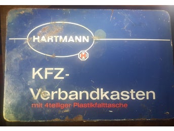 Vintage HARTMANN Första Förbandslåda- Oanvänd.