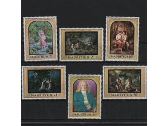 Mauritius 1968 Konst målningar av B. de St Pierre 6v