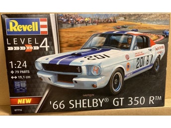 66 SHELBY GT 350 R Revell 1/24 OÖPPNAD