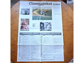 Cinemateket Stockholm Programblad Augusti och September 1994