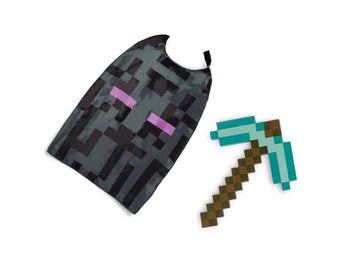 Minecraft Cape + pickaxe