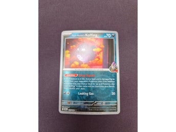 Team Rocket's Koffing 125/182 reverse holo Destined Rivals Pokemonkort