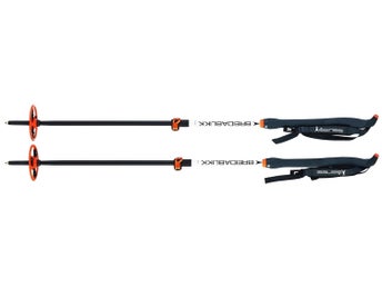 ÅSNES BREIDABLIKK BC 2-SECTION ALLOY POLE 110-155 cm, stav turskidåkning