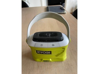 Ryobi OBR1800 LED Batterilampa och myggskydd ca 20 m2