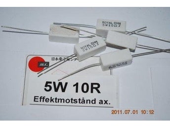 5W10R Motstånd 5W 10R 5 stycken
