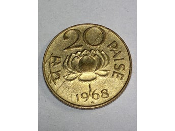 Indisk 20 Paise 1968
