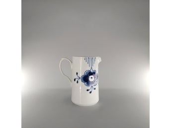 Royal Copenhagen Blå Mega Riflet Kande (14 cm / 50 cl)