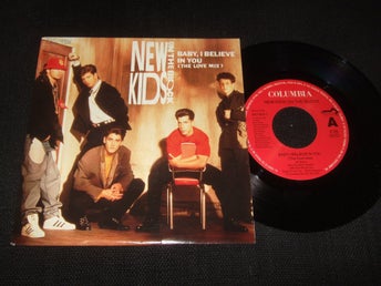 45 - NEW KIDS ON THE BLOCK. Baby, I Believe in You(The Love Mix). 1991
