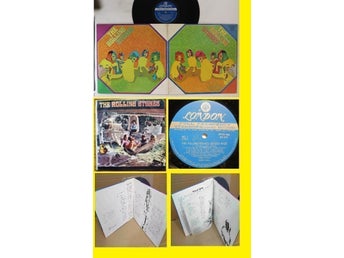 ROLLING STONES golden prize 70 RARE SUPER 1ª EDIC ORG JAPAN LONDON + BOOKLET, EX