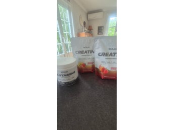 Solid Nutrition Kreatin Monohydrat och L-Glutamin
