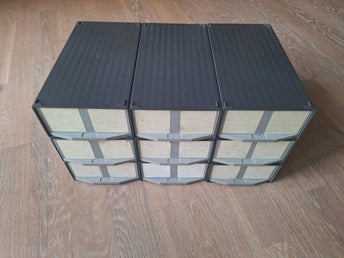 9 st Diamagasin Gepe 2 x 40 Diabilder Förvaringslådor