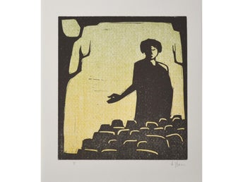 版画 Ake Holm #180 Josef framfor sina broder Åke Holm - 