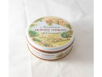 Dupont D'isigny Assortiment de Caramels - Vintage Plåtburk Normandie