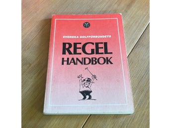 Svenska Golfförbundets Regelhandbok – Retro / Samlarobjekt
