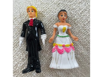Brudpar figurer - tårtfigurer tex