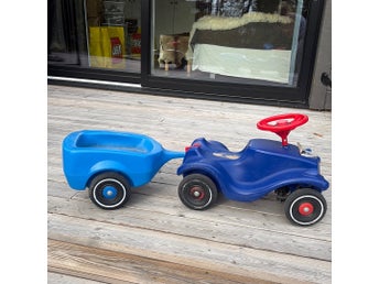 Bobbycar med släp