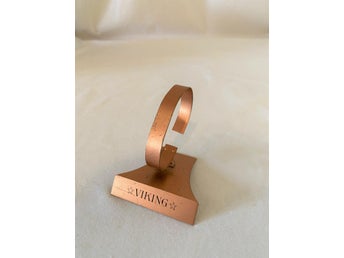 Viking.Ställ f.armbandsur fr -50talet.Metall.Storlek: 8X5cm.Toppskick.Fr urmak.