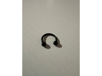 Rostfritt stål Piercing / kroppssmycke [Svart] (2)