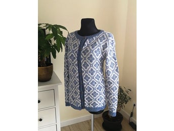Elida kofte (M) Denim blå