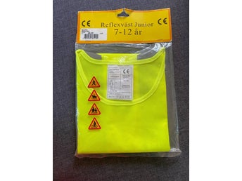 Sportflex neongul reflexväst, storlek XS-S-JUNIOR