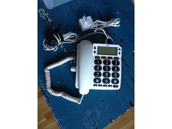 Svartvit telefon