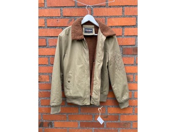 Vintage khaki Tank jacka storlek L