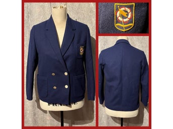 Retro vintage kavaj ull