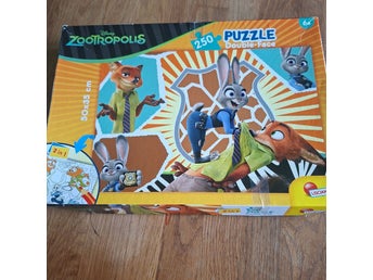 Zootropolis Pussel, 250 bitar.