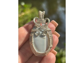 Owhyee Opal Ädelsten Hänge Wirewrap Smycken Halsband Hänge