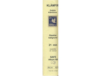 Klämfix 21 mm Glasklar