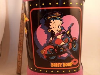 betty boop biker fleece filt 127*152 cm biker