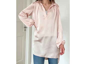 ZARA BASIC rosa tunika, storlek XS