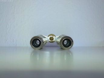 Vintage Mother of Pearl Opera Glasses / Antique Theater Binoculars