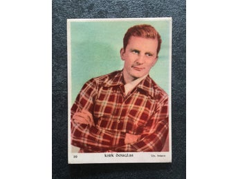 STÖRRE BILDER - TIDIGT 50-TAL- SUPERFINA - # 20 - KIRK DOUGLAS - SVÅR SERIE !