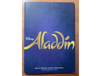 Program från musikalen Aladdin