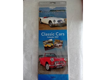 Engelsk Classic Car Calender 2027