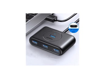 UGREEN 4 Ports USB 3.0 Hub Black 50cm4 Portar USB 3.0 Hub Svart 50cm
