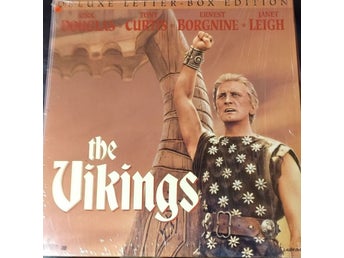 The Vikings 1958 116 Min 1-LD WS Laserdisc Kirk Douglas Beg Pris 225 Frakt 79