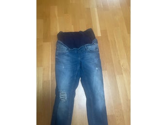 Tuffa Blå Gravidjeans strl. L 32 Tum