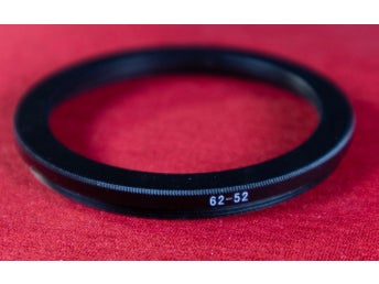 62mm till 52mm step-down-ring