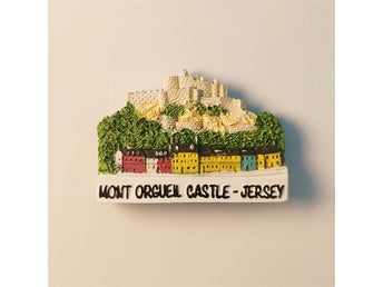 Mont Orgueil Castle Jersey Kylskåpsmagnet