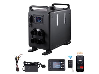 Dieselvärmare 8kW 12V/24V Med Bluetooth, Fjärrkontroll & CO-Larm
